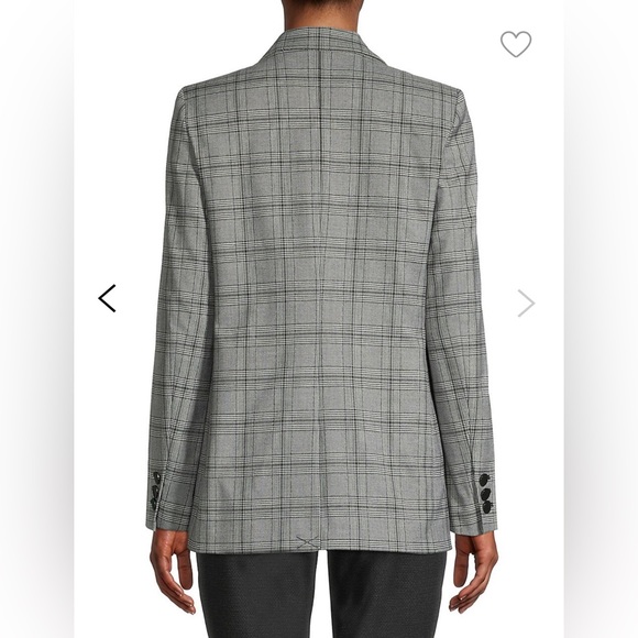 Karl Lagerfeld 3 button plaid blazer - Picture 3 of 6